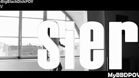 Skinny MILF Sierra's asshole gets roughly stretched by my big black cock in doggystyle anal fucking with heels