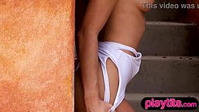 slender belgian milf strips to reveal luscious petite body hairy pussy tits and beaver