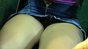 Latina Stepdaughter Without Panties At The Bar