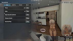 Exhibitionist Manaka naked in town, flashing with handcuffs on