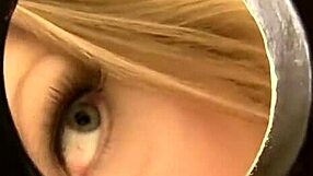 blonde with big boobs vicky vixen sucks big black cock through glory hole