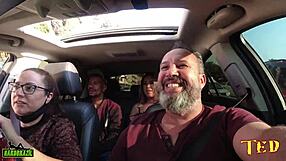 Victoria dias and rob carvalho have public street sex with big ass latina in outdoor setting