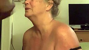 does this granny crave a big black facial?