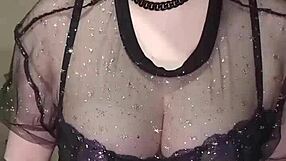 curvy tattooed slut dances naked, masturbates to orgasm