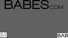 Emma Mae in geile skinny 18+ trio workout