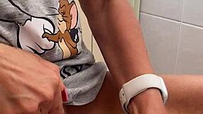 Real morning masturbation caressing small 18+ clitoris gently