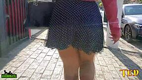 Victoria dias and rob carvalho have public street sex with big ass latina in outdoor setting