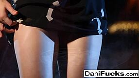 Hot Gothic Vampire Dani Masturbates Her Big Tits, Ass, And Pussy Solo