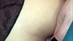 brunette milf bent over for anal by guy in feminine clothes, her moans make it impossible not to cum