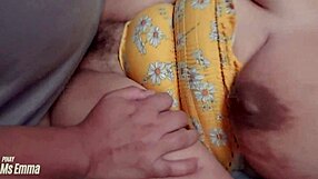 Indonesian wife with big tits cheats hard