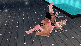 IMVU Prostitute Bitch in Detailed Virtual Encounter