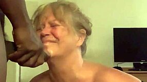 does this granny crave a big black facial?