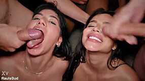 my guys wanted to fuck so i called two luxury prostitutes for a huge orgy.