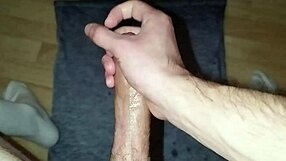 Young 18+ Amateur Masturbates to Huge Cock Orgasm and Cumshot