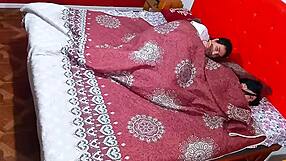 Stepmother and Stepson Sharing a Room! Their Forbidden Lust Explodes in Wild Action.