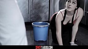 Italian House Maid Banged by Pervy Boss