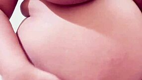 Pregnant Arab step mother boldly teases and strips nude on webcam, craving a hard fuck for her hairy pussy