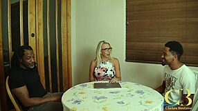 Scolding counseling turns wild with Professor Lexi in interracial action.