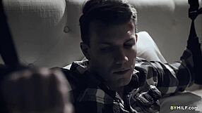 kit mercer feels a rush of taboo desire helping her stepson with a blowjob