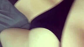 Skinny Latina prostitute delights in big cock pulling panties aside for orgasm