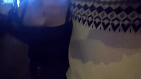 Acosando a madura venezolana, he says while she shakes her big ass in outdoor striptease riding