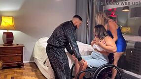 my wheelchair friend from rio misses fucking with us, especially in the ass