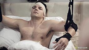 kit mercer feels a rush of taboo desire helping her stepson with a blowjob