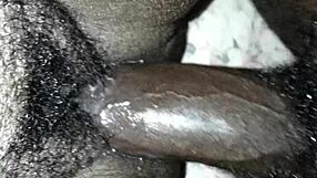 that cum flow creampie is so intense with the bbw and big black cock