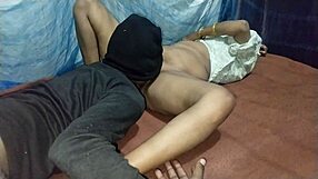 indian couple enjoys romantic intimate moments