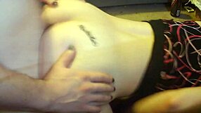 Do you see my girlfriend getting down on her knees in front of the desk for a cumshot?