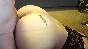 Do you see my girlfriend getting down on her knees in front of the desk for a cumshot?