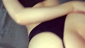 Skinny Latina prostitute delights in big cock pulling panties aside for orgasm