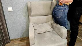 I visited my friend's wife at home quietly