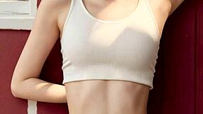 cute lingerie models showcase sweet outfits and bare feet