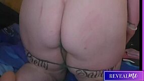 yo, watch revealme curvy babe ride dildo in sensual ass show!