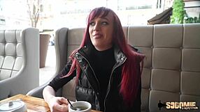 Luna Belle Redhead Gets Two Cocks For Intense Threesome Fuck