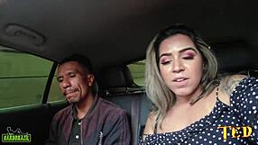 Victoria dias and rob carvalho have public street sex with big ass latina in outdoor setting