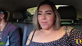 Victoria dias and rob carvalho have public street sex with big ass latina in outdoor setting