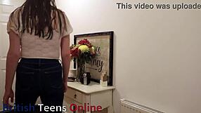 naughty college student getting her pussy spanked hard?