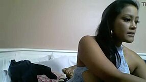 maxine x takes huge dildo deep in her wet asian pussy