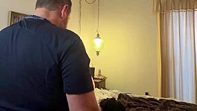 Homemade Ebony Slut Calls Husband While Bent Over In Bedroom