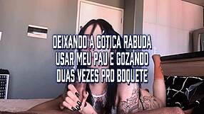 i'm enjoying the blowjob from the perfect gothic amberzinha in this free clip.