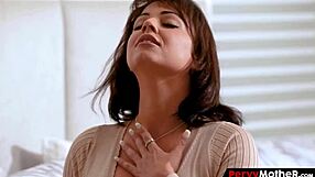 Naughty housewife passionately advises her stepson on fingering and orgasm techniques