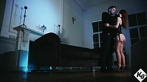 Natural Redhead Ella Hughes Submits for Blowjob and Sex