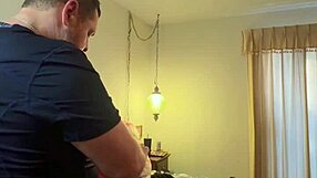 Homemade Ebony Slut Calls Husband While Bent Over In Bedroom