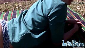 Leila Babe Outdoor Nude with Big Breast and Teasing!