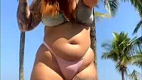 I Let a Guy Slap My Ass on the Beach and He Pulled Out His Dick - I Was Scared But Ended Up Sucking It