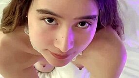 small 19yo asian teen 18+ plays with herself in hotel