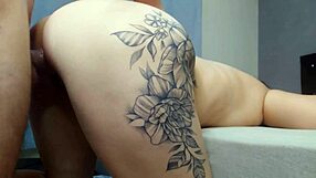 wife cheats with husband's friend in rough bareback sex