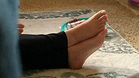 cute feet hidden in candid fetish shots